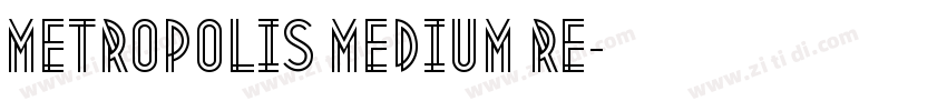 Metropolis Medium Re字体转换